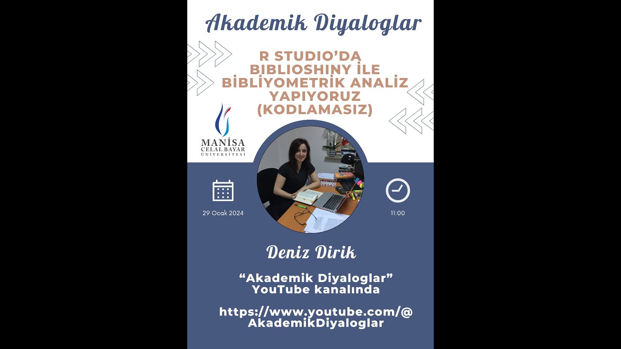 R Studio'da Biblioshiny İle Bibliyometrik Analiz (Kodlamasız)