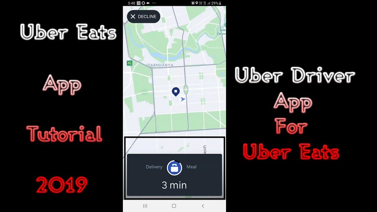 Uber Eats Driver App Tutorial - How to Use Uber Driver App for Uber Eats