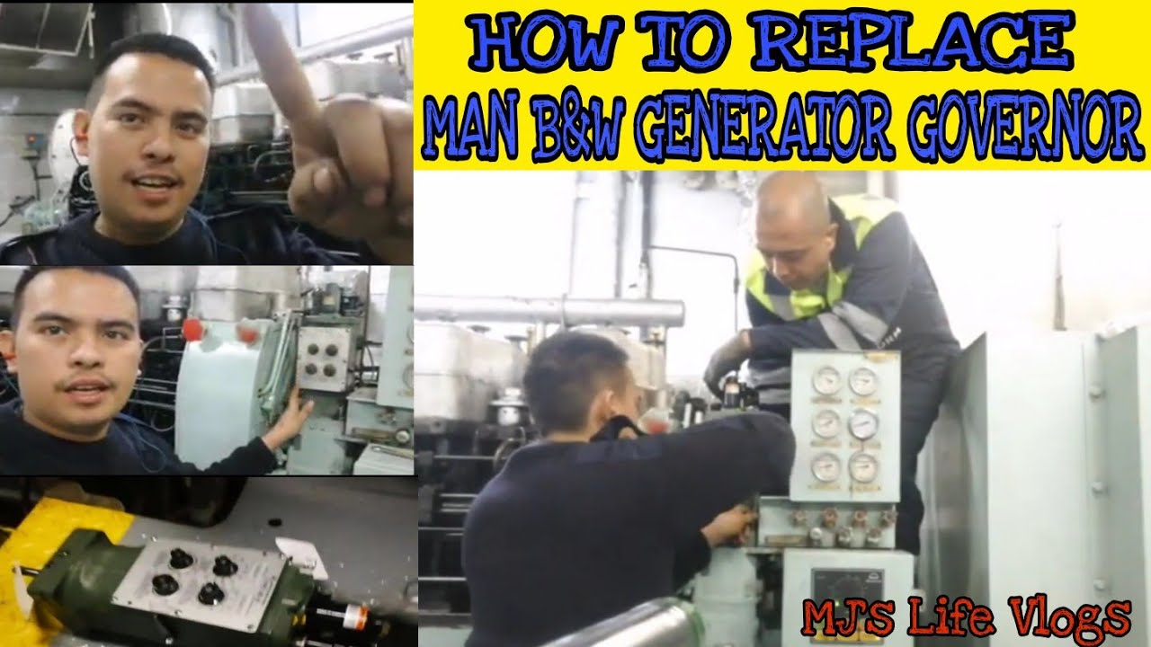 MAN B&W GENERATOR GOVERNOR REPLACEMENT
