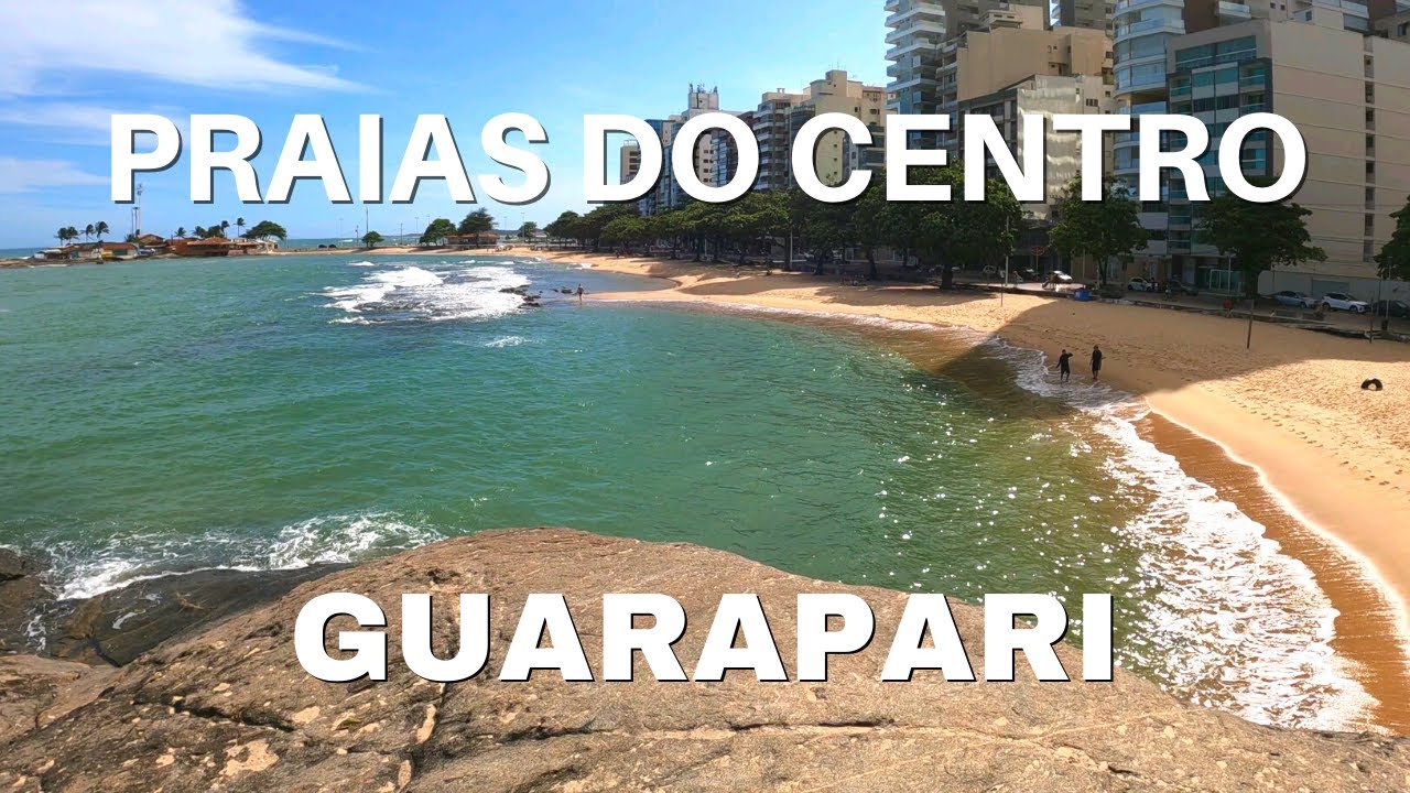 AS MELHORES PRAIAS do CENTRO de GUARAPARI, ES