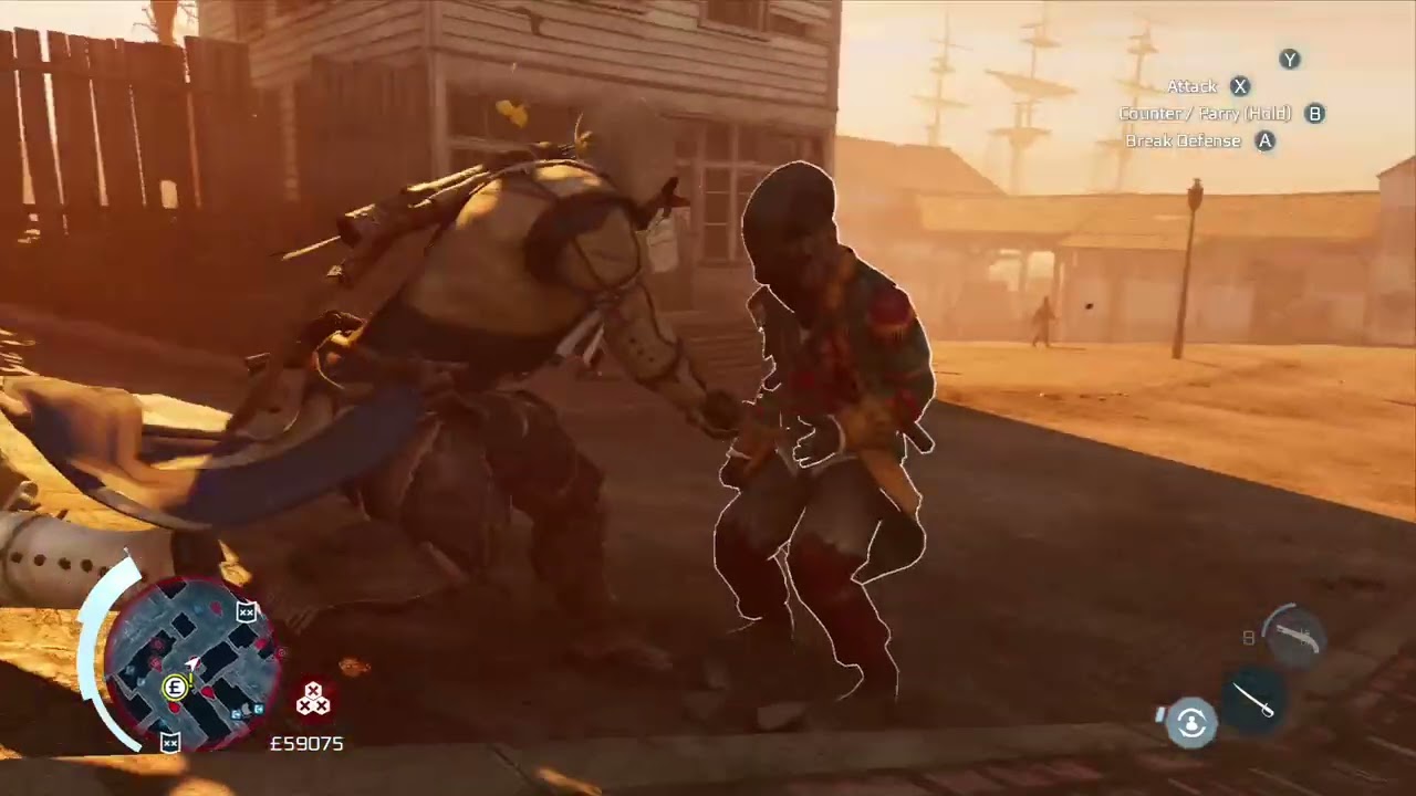 Assassin's Creed III Remastered Normal Sword Combat 