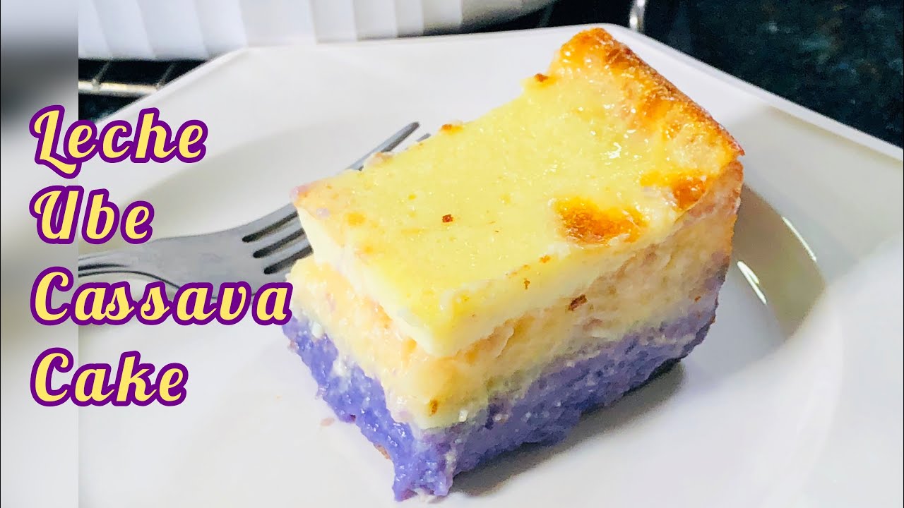 3-Layer Ube Cassava Cake I Ube Cassava Cake with Leche Flan I Lutong Marisyu