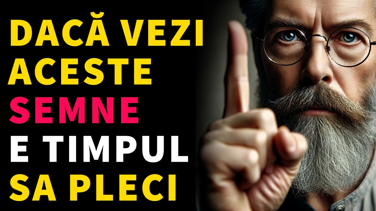 6 Semne că e Timpul să Pui CAPĂT Relației | ÎNȚELEPCIUNE STOICĂ