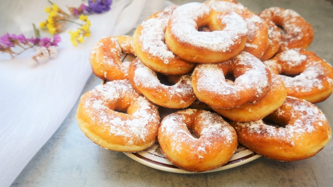 How to Make Italian Donuts ! Ciambelle Fritte Fried Donuts Recipe ! Easyvideo