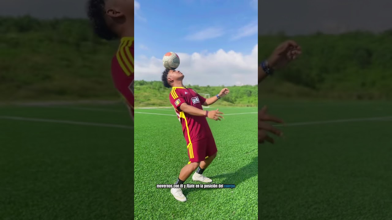 DORMIR EL BALÓN EN LA CABEZA 😮‍💨⚽️