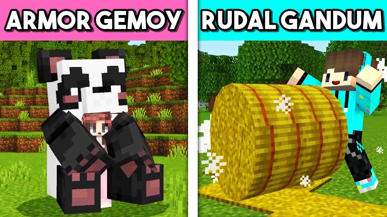 AKU HACK MINECRAFT UNTUK MERAMPAS BAKAT SUPER KEREN DARI MOB APAPUN