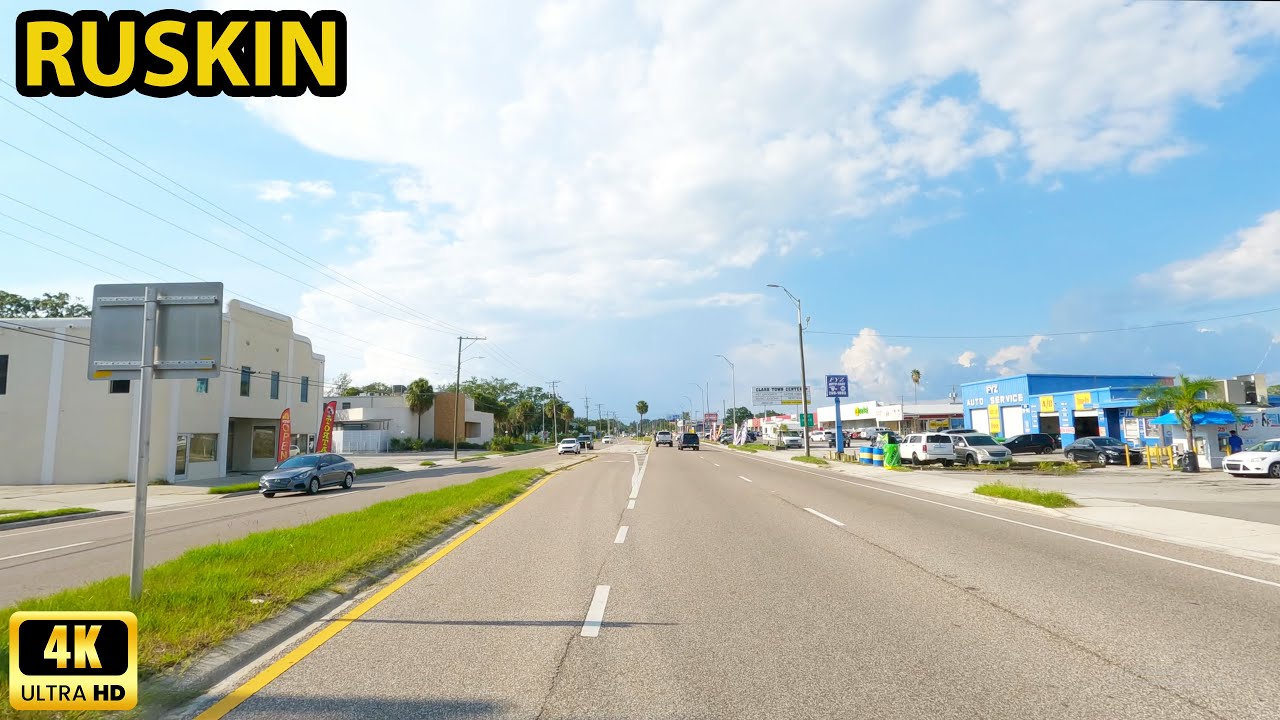 Ruskin Florida Driving Through