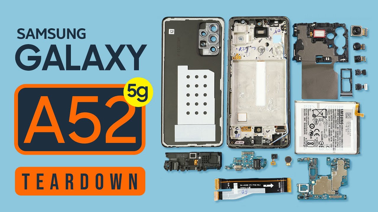 Разборка Samsung Galaxy a52 5G | Замена экрана 1