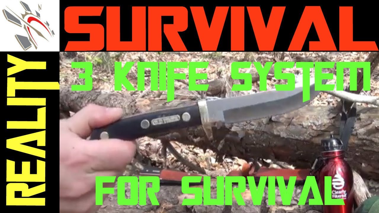 Survival Tips: The 3 Knife System For Wilderness Survival