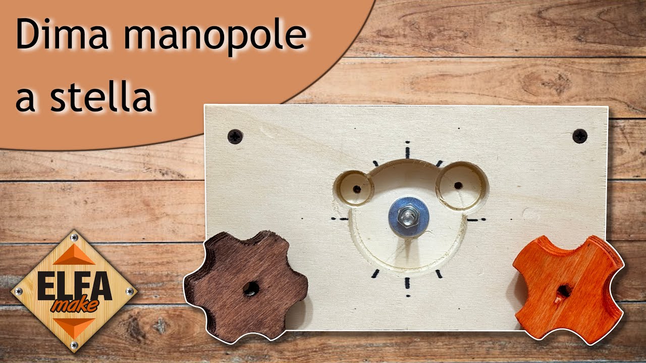 Dima / Jig per pomelli a stella al trapano a colonna - Fai da te