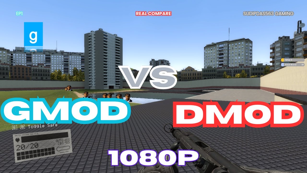 GMOD VS DMOD 😱😱😱 - GARRY'S MOD VS DMOD | Comparison | GMOD in Android???