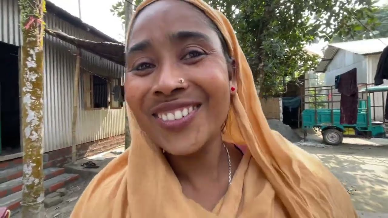 আলহামদুলিল্লাহ ঘরের ফলোয়ার ঢালাই করার জন্য বালি আনলাম
