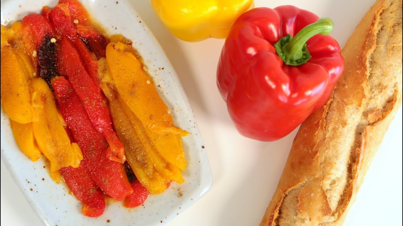 Moroccan Roasted Pepper Salad / سلطة الفلفل - CookingWithAlia - Episode 396