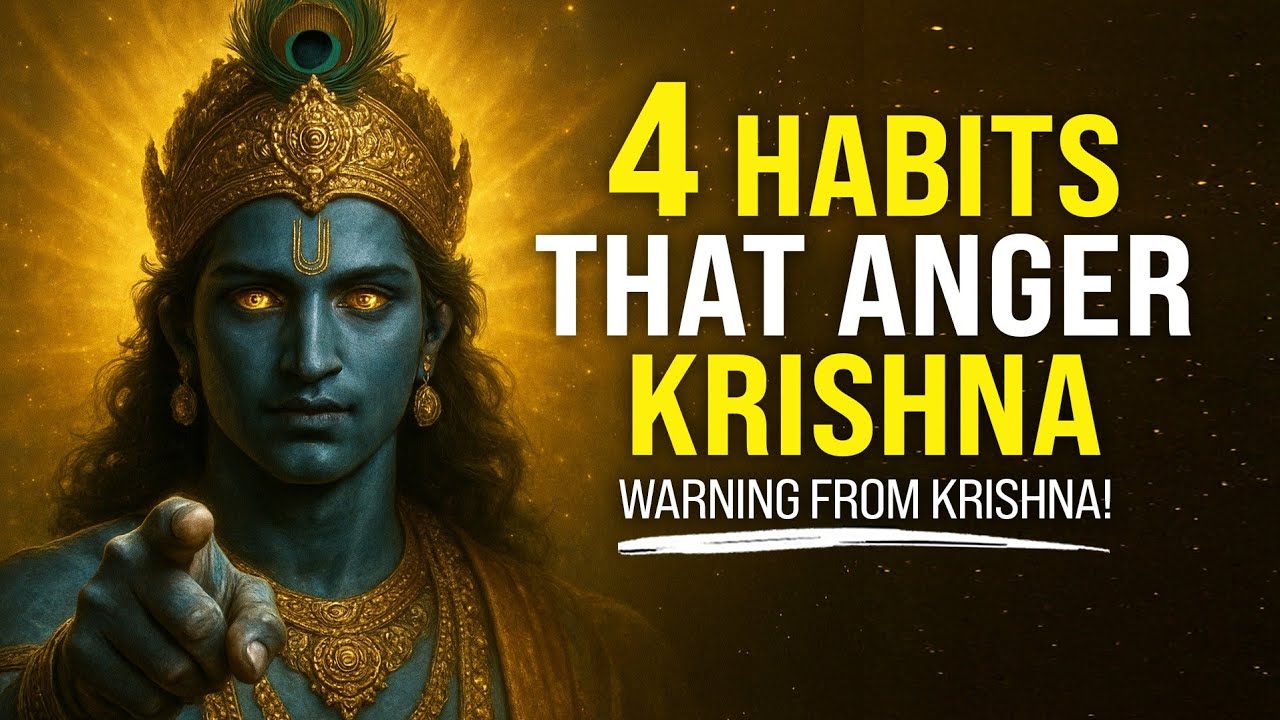 4 Habits That Anger Krishna - Stop These Before It's Too Late | Krishna Message Now
