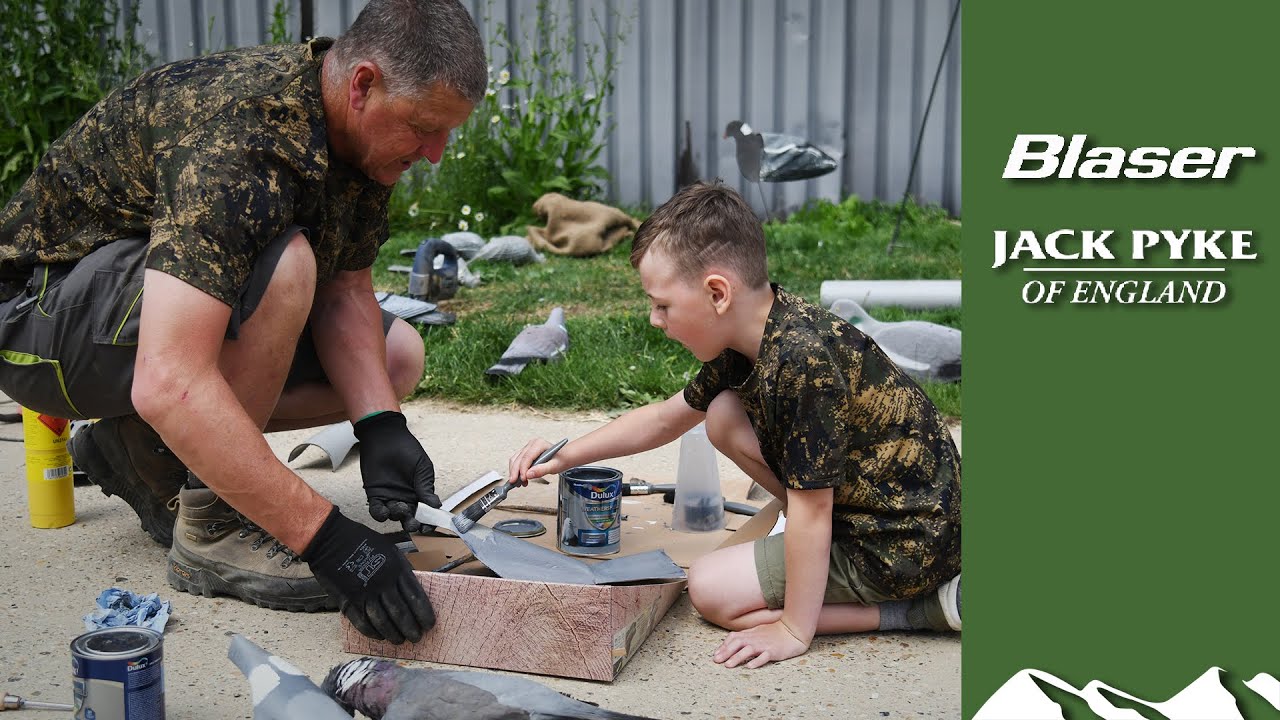 How to make pigeons decoys like the old days, with Andy Crow