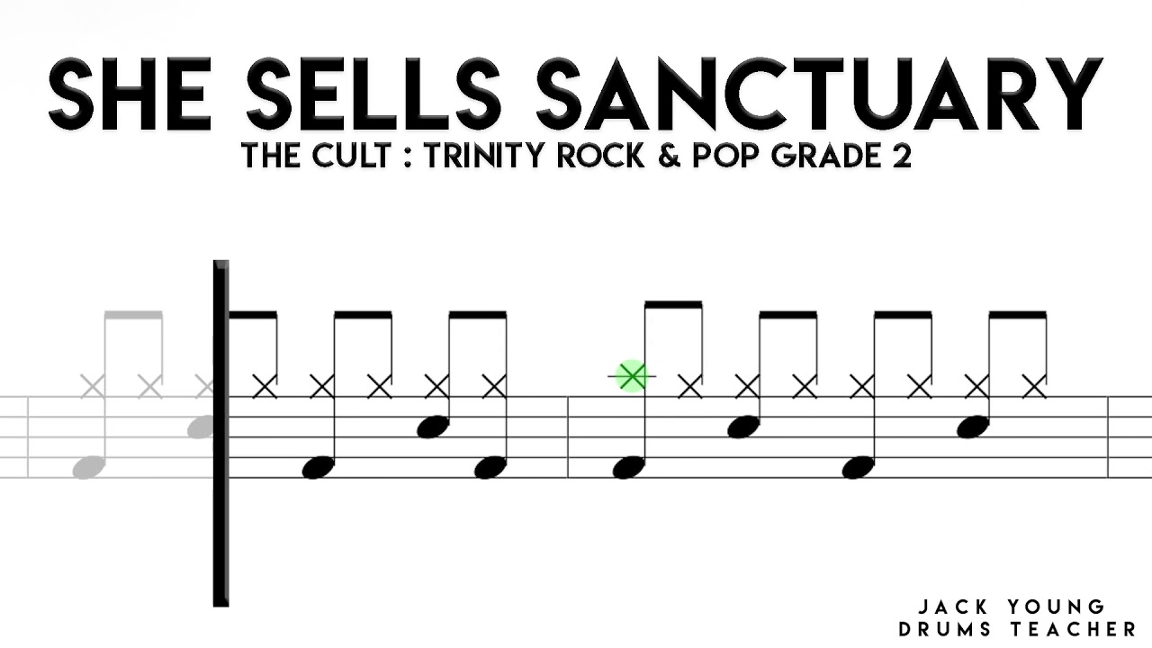 She Sells Sanctuary   Trinity Rock & Pop Drums Grade 2