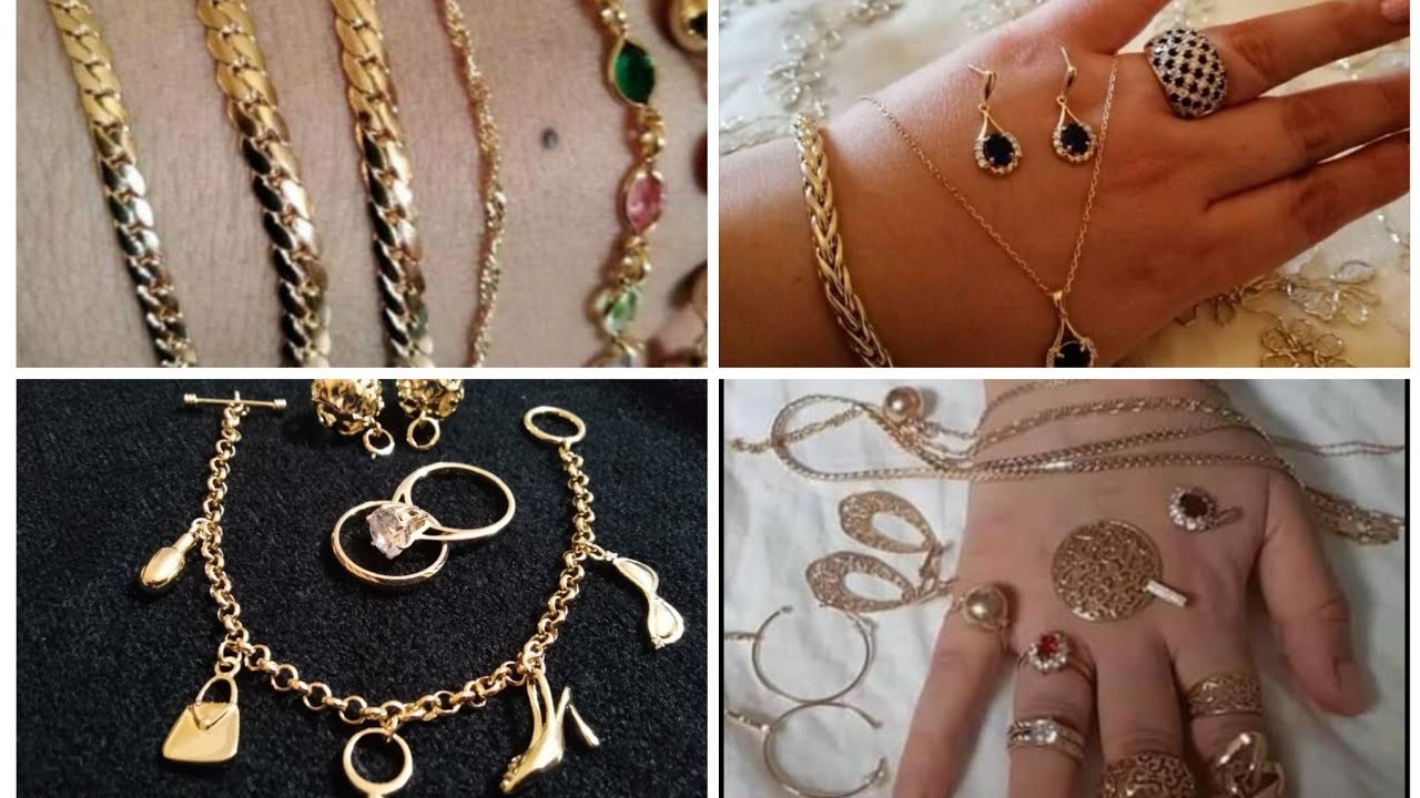 دهب فرنسا اكبيحو عيار18 📣❤️ بوتيك  البرنوصي سوق ضلمة  فل وياسمين🌹