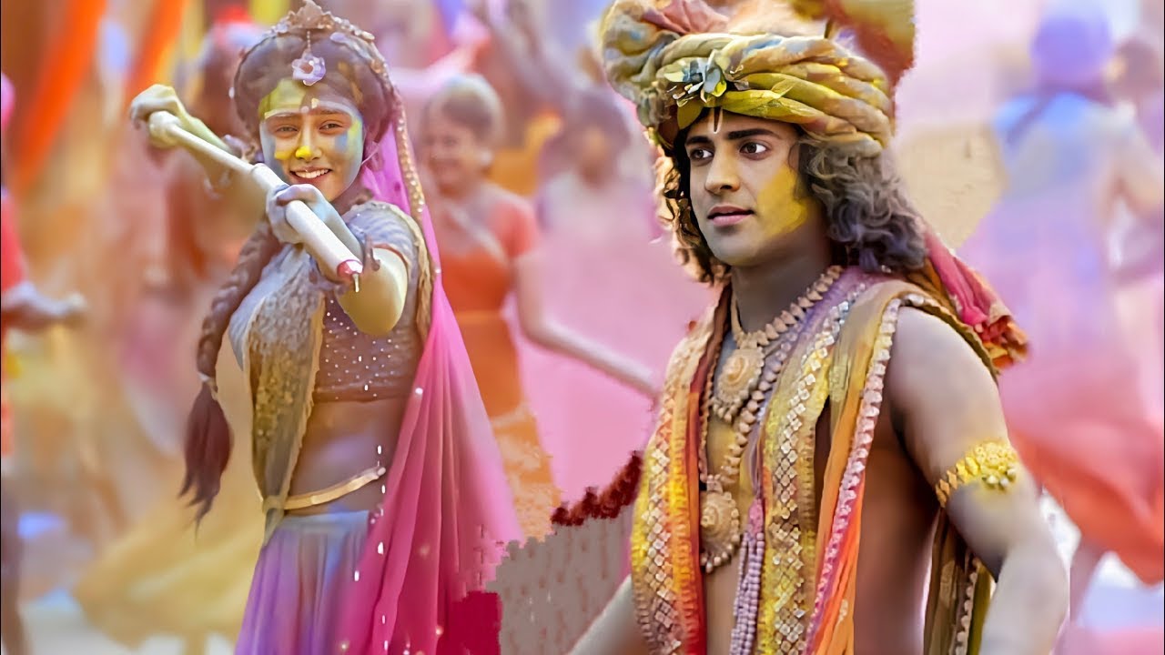 Rang Leke Khelte Gulal Leke Khelte - (FULL HD) | Radha Sang Holi Nanadlal Khelate | Aryan Mehra