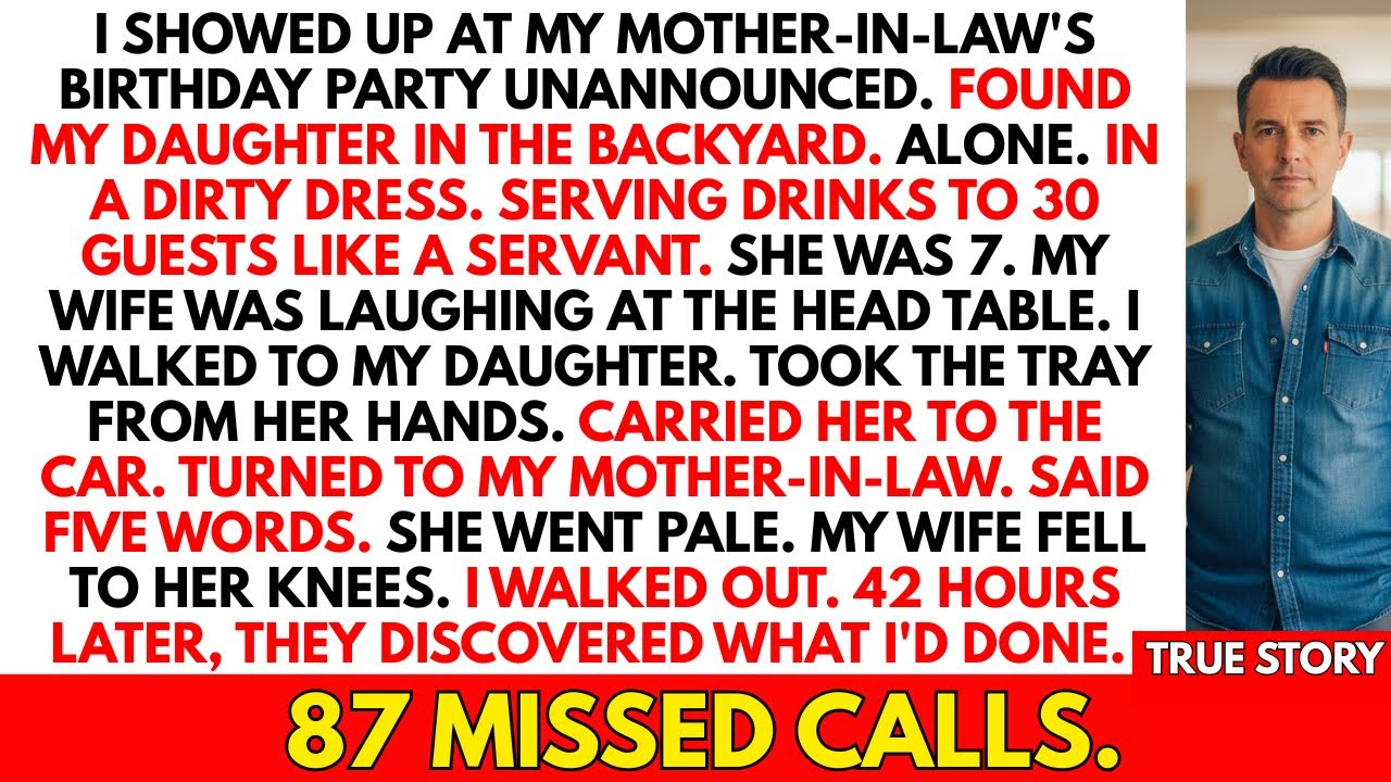 Found My Daughter Serving Drinks at Mother-in-Law's Party— I Said 5 Words, 42 hours Later...