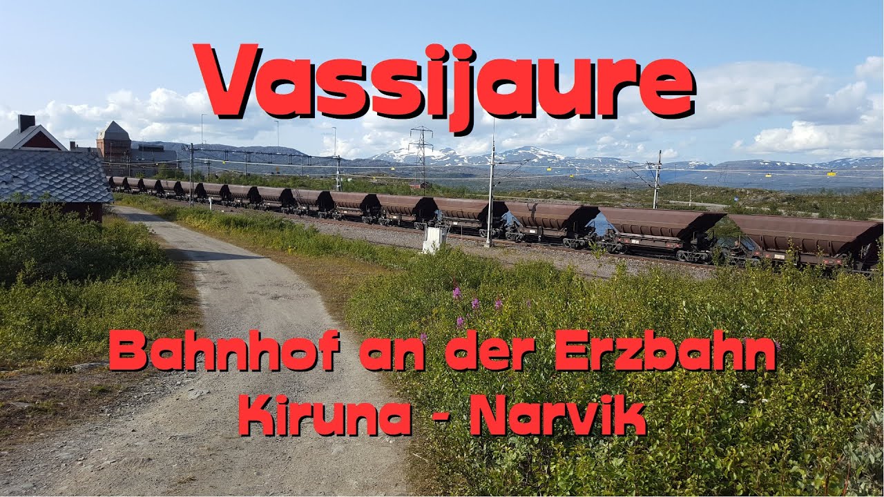 Vassijaure, kleiner Bahnhof an der Erzbahn