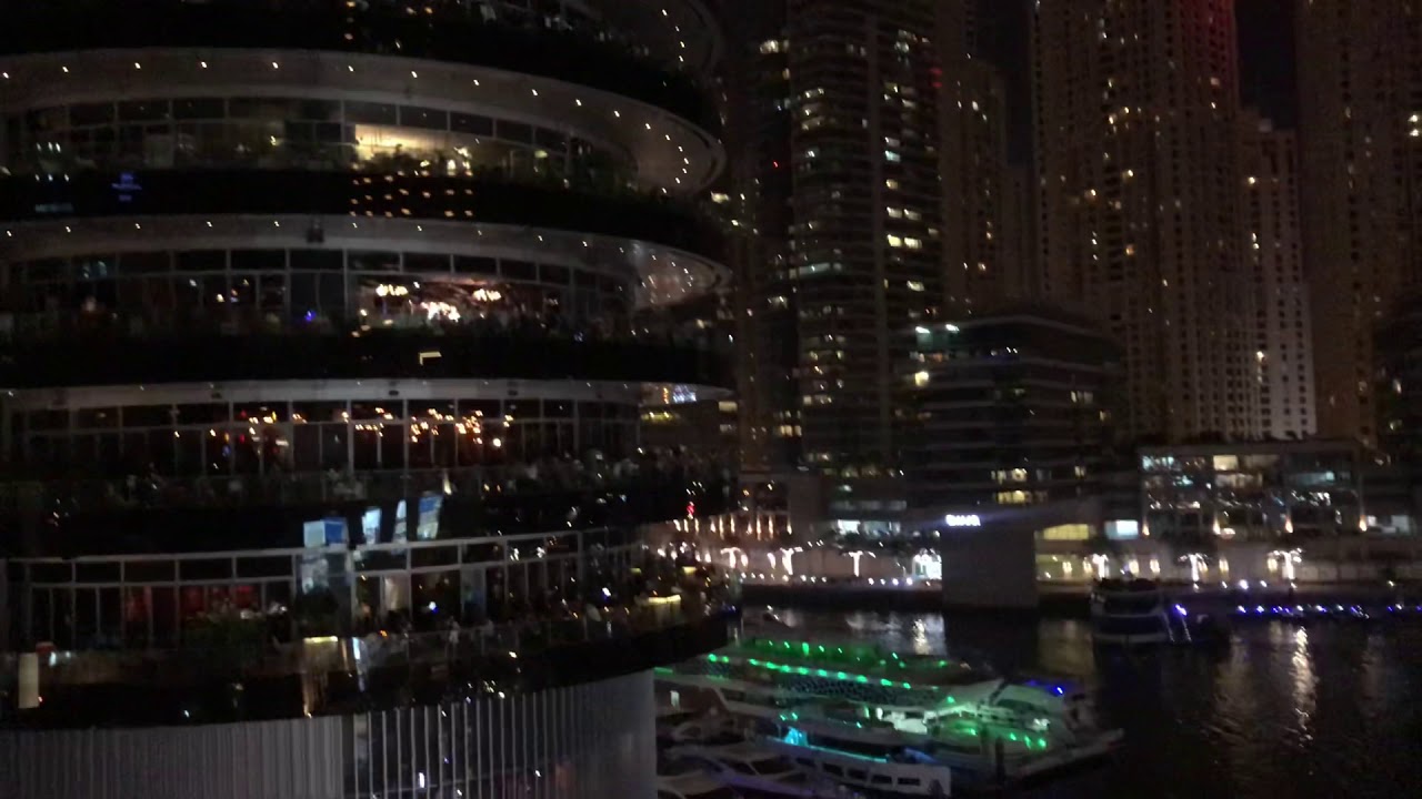 #travel #uae #dubai #marina #night          Dubai Marina Night View