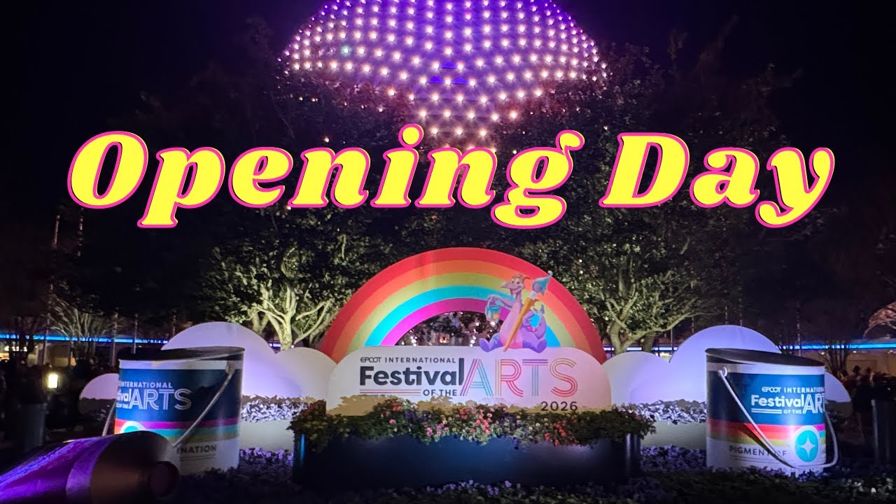 Opening Day of Epcot Festival of the Arts 2026 | Walt Disney World