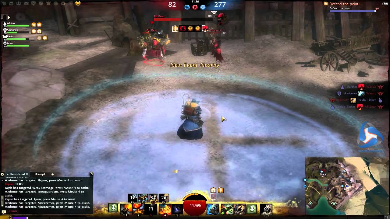 GW2 Beta (BWE2) - 3-Kit Engineer PvP - Tournament Game #1 [English] [HD]