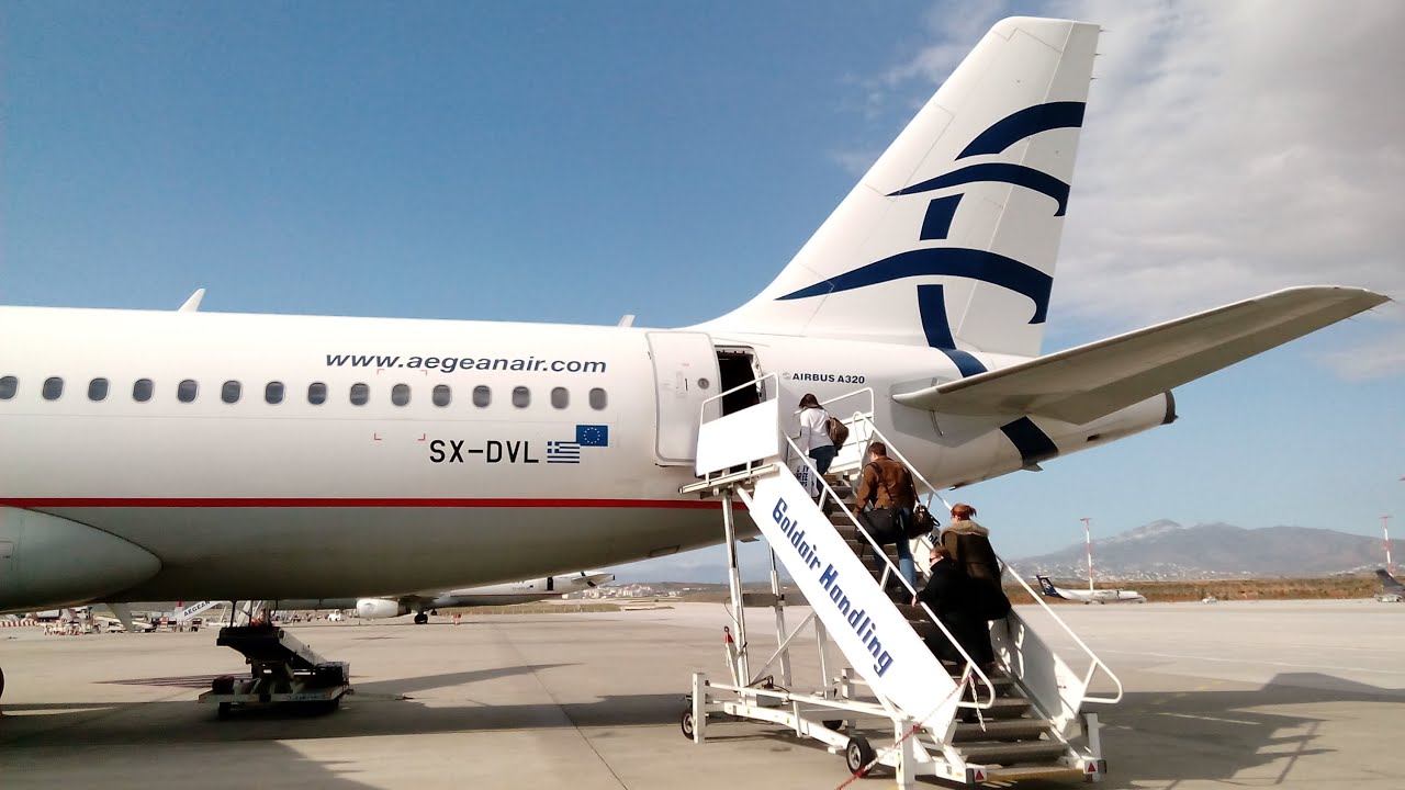 Aegean Airlines A320 ✈ Athens-Belgrade (Take off & landing)