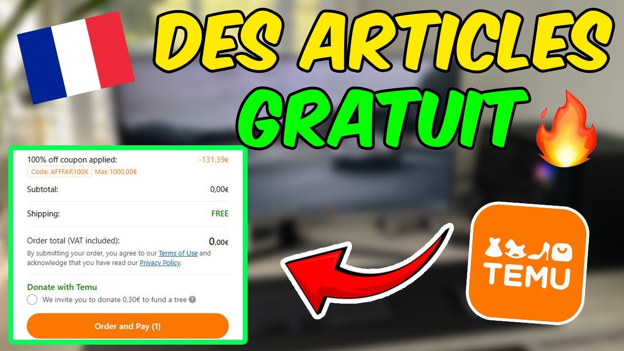 Code Promo TEMU GRATUIT ✅ Comment Avoir Des Articles Gratuits Sur Temu ✅ Code Promo TEMU France