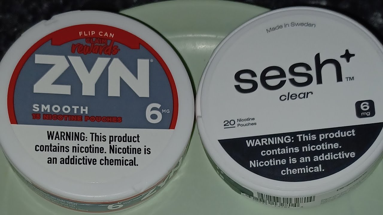 ZYN Smooth vs. Sesh Clear 6mg nicotine pouches (is it good?)