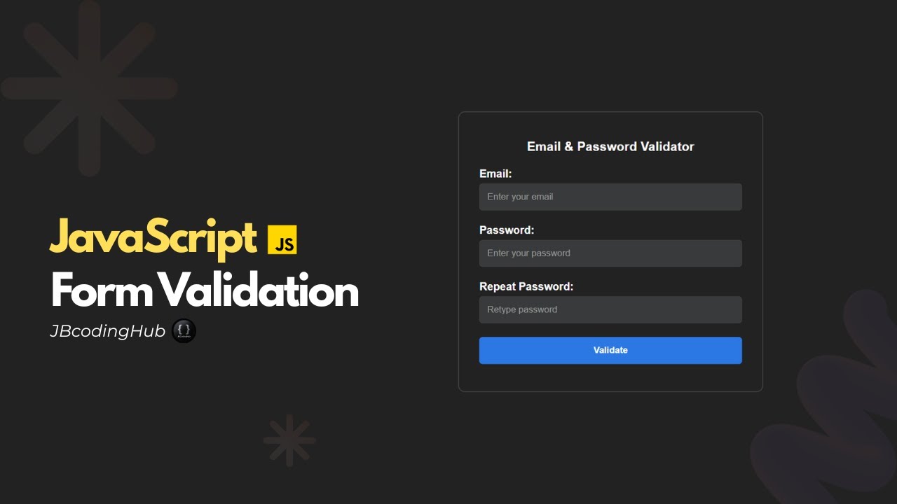 Form Validation in JavaScript | JavaScript Validation Secrets Revealed!