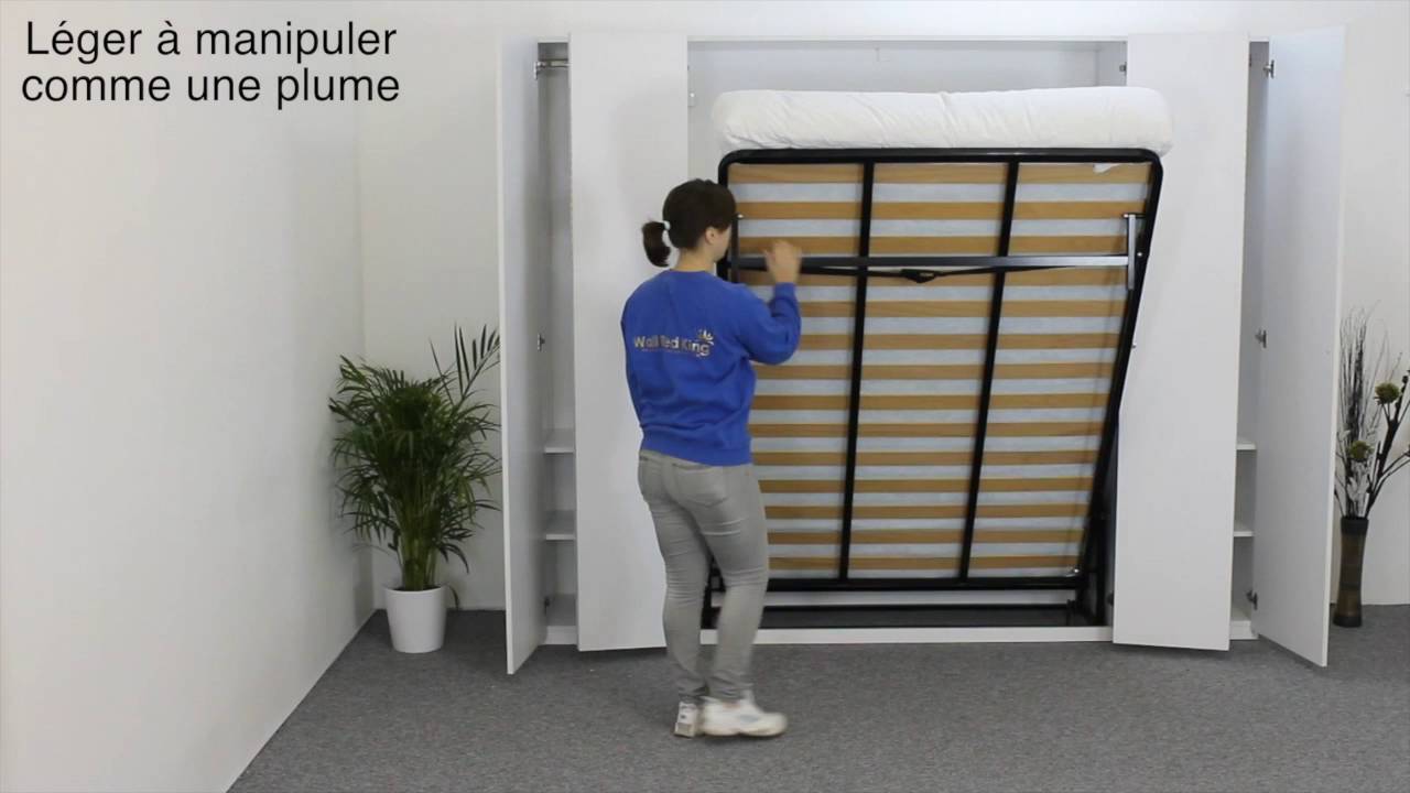 Lit Escamotable / Lit Mural de Wall Bed King