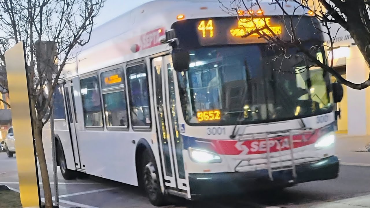 SEPTA Route 44 #3001 XDE40 2017 New Flyer 