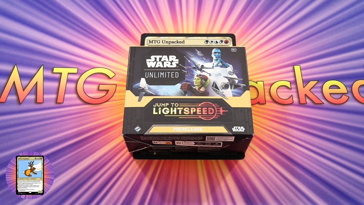 Star Wars: Unlimited Jump to Lightspeed Prerelease - CRAZY PULLS!