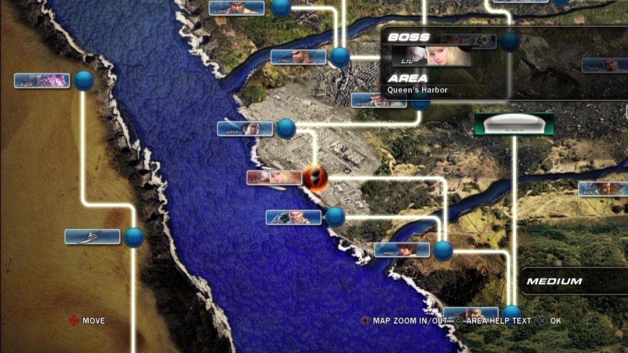 Tekken 6: Scenario Campaign | Queens Harbor