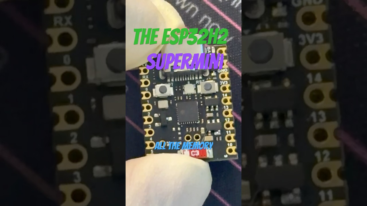 Esp32-H2 Supermini #esp32 #diy #homeautomation #thread #zigbee #bluetooth #arduino