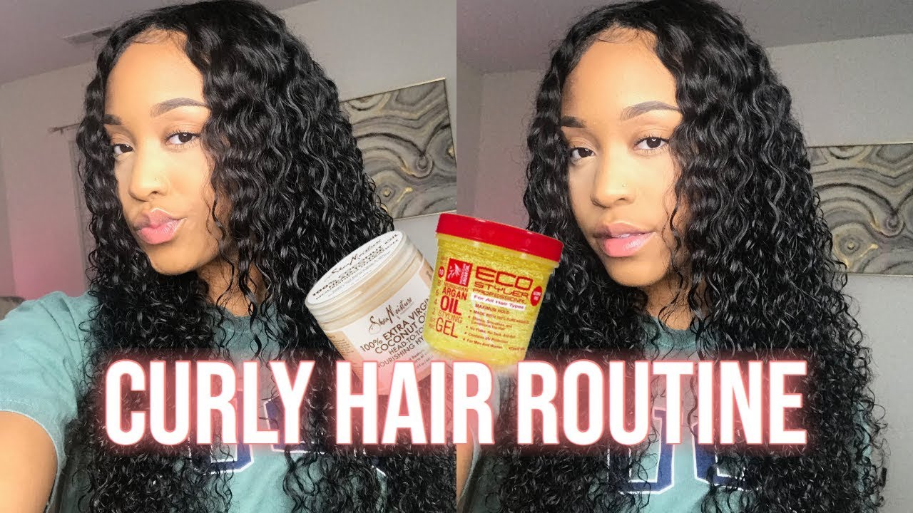 Curly Hair Routine ft. Beauty Forever