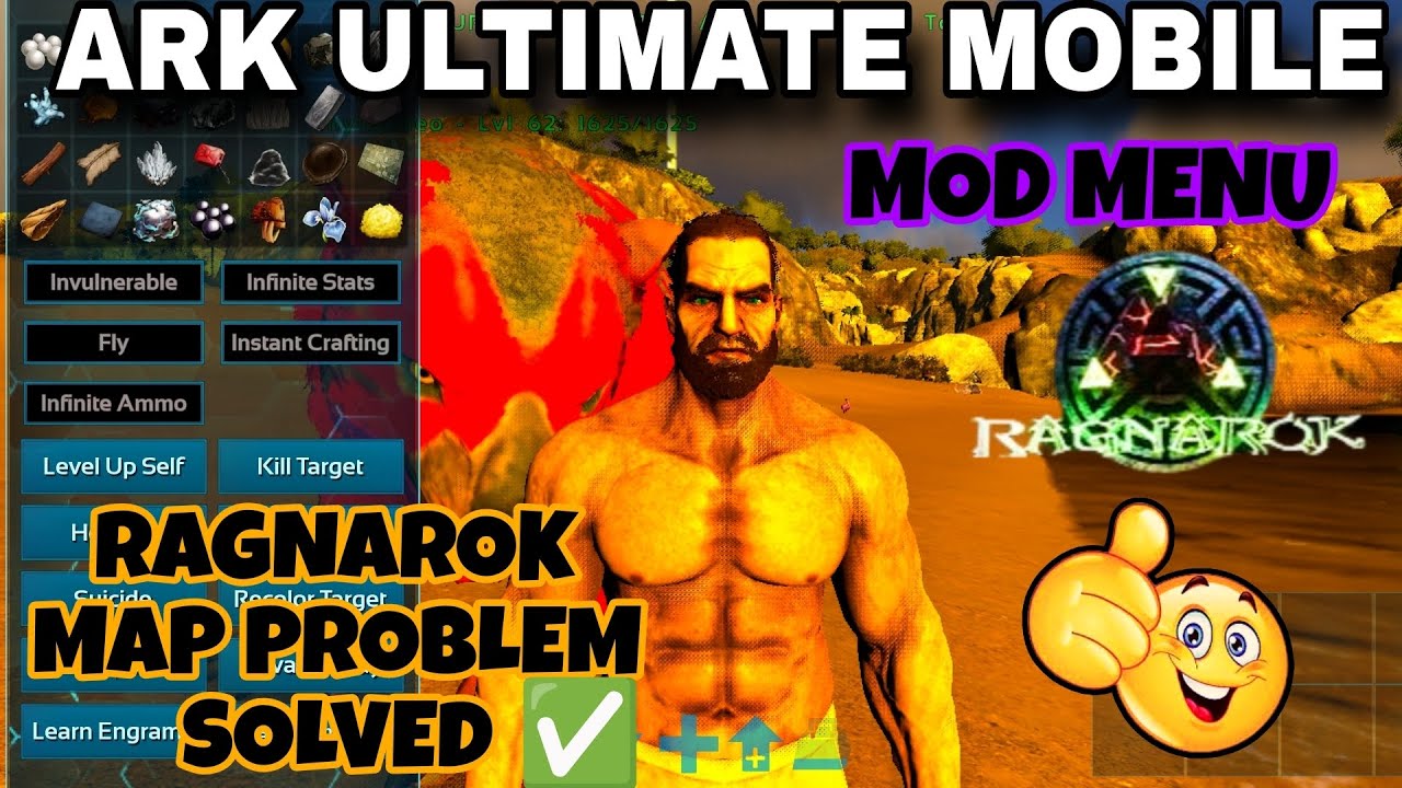 ✅ Ark Ultimate Mobile Ragnarok Map Problem Solved /ark mobile/
