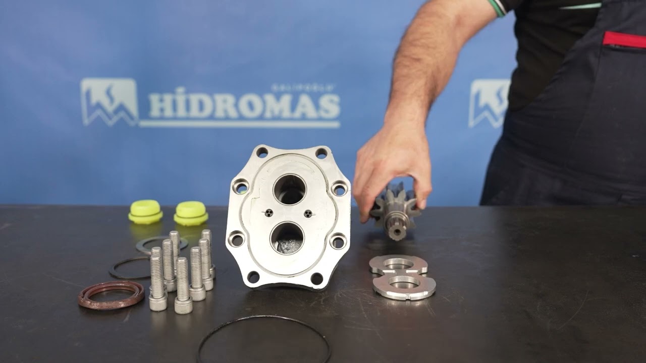 Hidromas DPA 35-105 Double Rotation Gear Pump Disassembly | Step by Step Guide