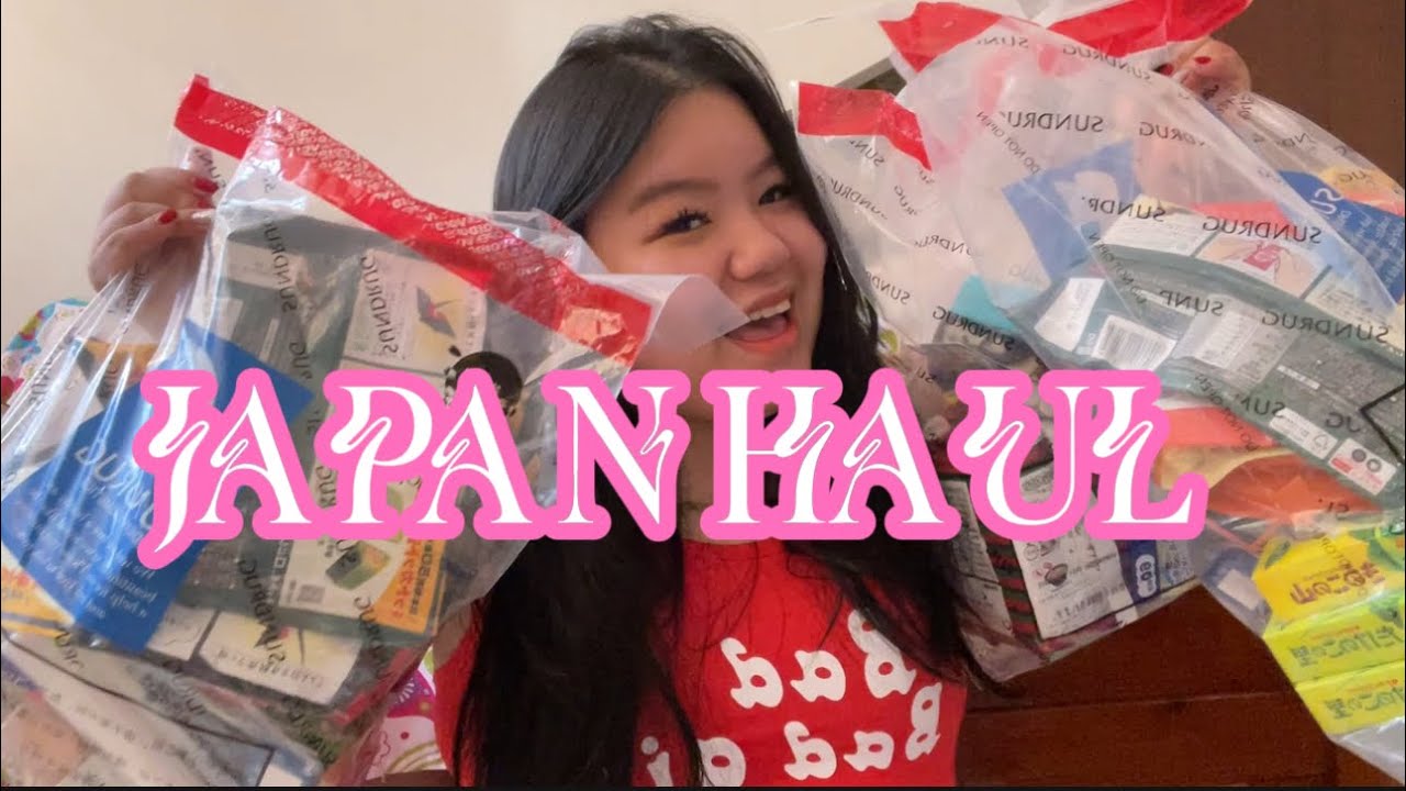 Japan Haul: Skincare, Makeup, and Sweet Treats from Sundrug! 🇯🇵🤍🍫
