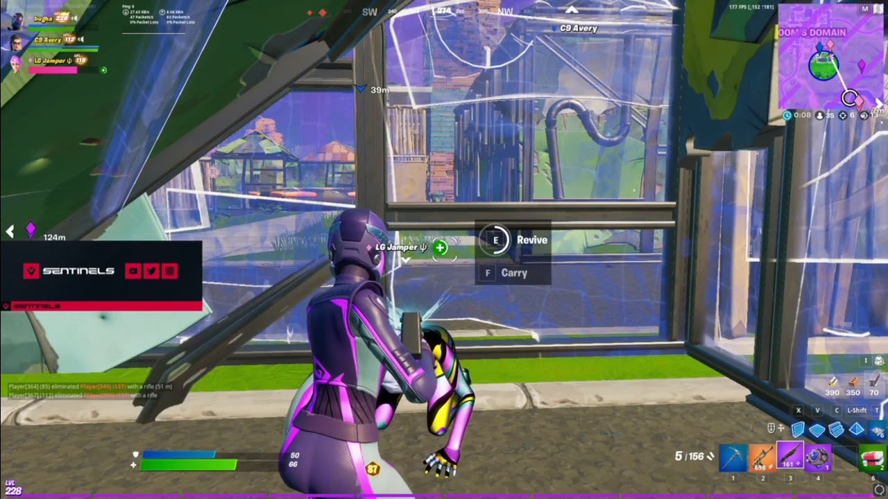 [ FORTNITE ] Bugha moving zone - FNCS TRIO