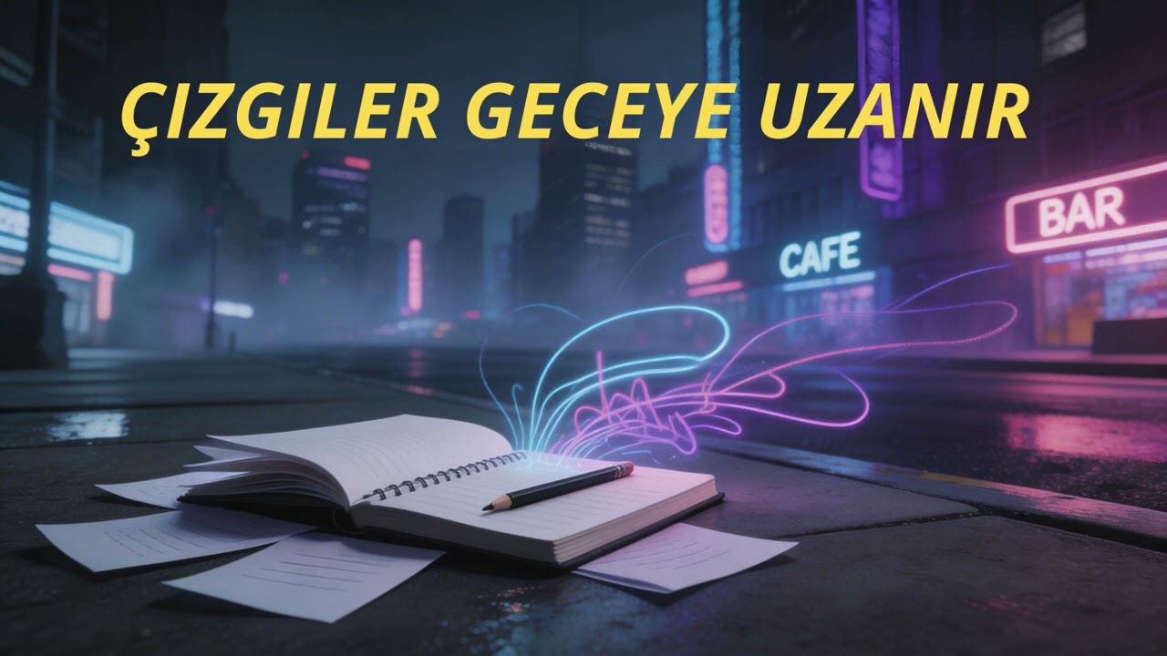 Çizgiler Geceye Uzanır – Şehir Uyumaz | Duyg Rap / Lo-fi Melankoli