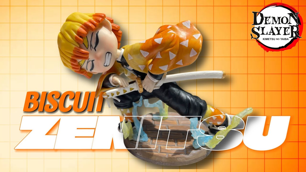 FAZENDO O ZENITSU DE DEMON SLAYER EM BISCUIT!! 💛
