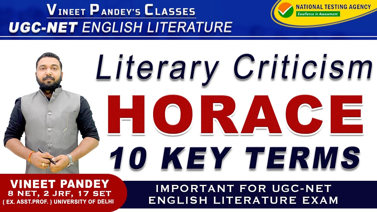 English Literary Criticism | 10 Key Terms By Horace | Important For UGC NET ENGLISH LITERATURE Exam