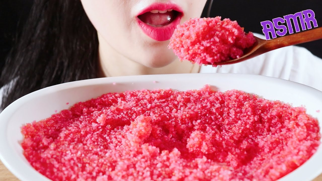 ASMR TOBIKO EGGS  (FLYING FISH ROE) 날치알 ASMR NO TALKING EATING SOUNDS MUKBANG