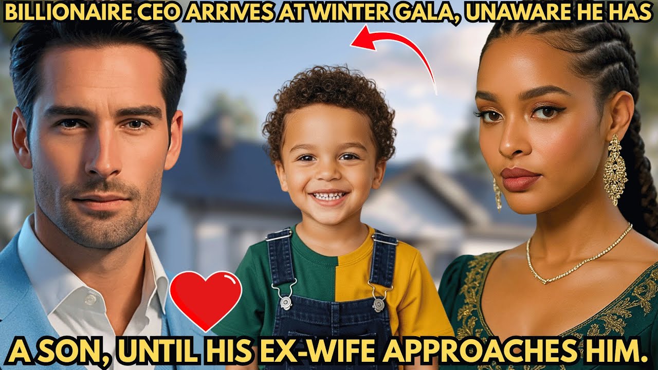 Billionaire CEO Arrives At Winter Gala, Unaware He Has A Son, Until His Ex-Wife Approaches Him.