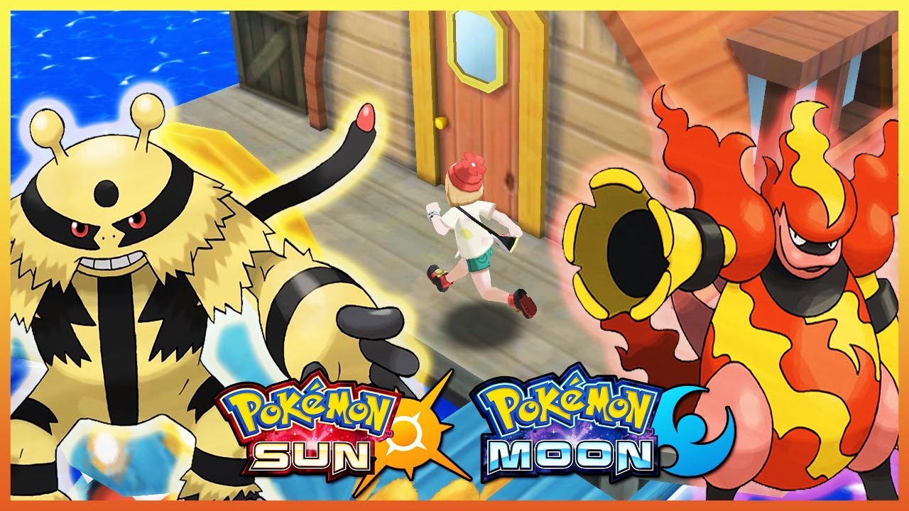 Pokemon Sun & Moon - How To Get Electivire & Magmortar