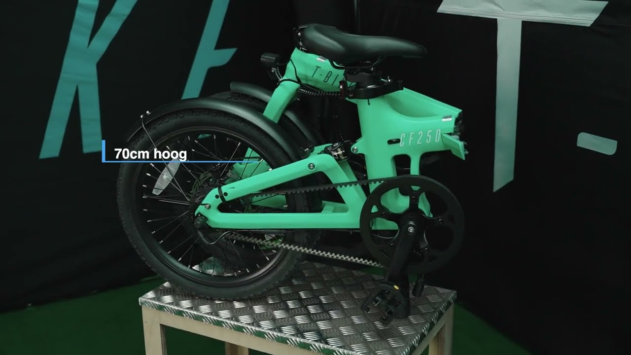 T-Bike CF 250 Opvouwbare e-bike met CARBON frame!