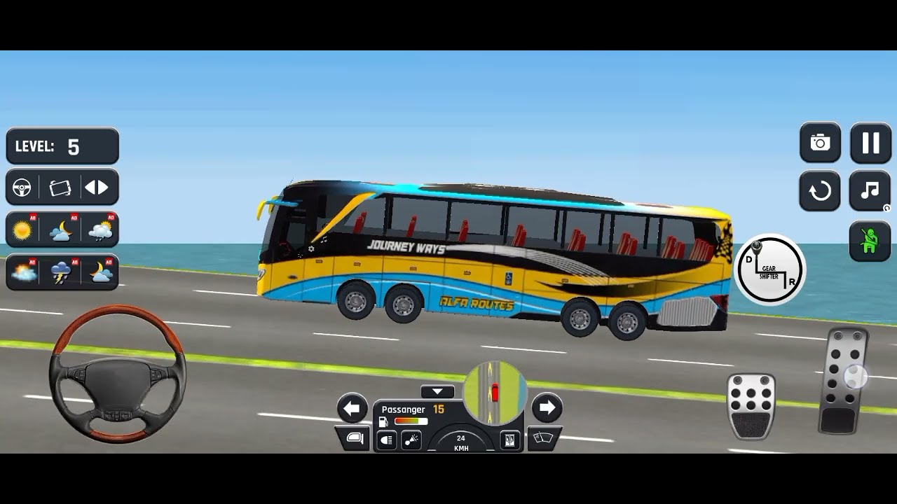 Bus video super gameplay 1 million view   400 subscriber 500 like Ravindra glamour RS 