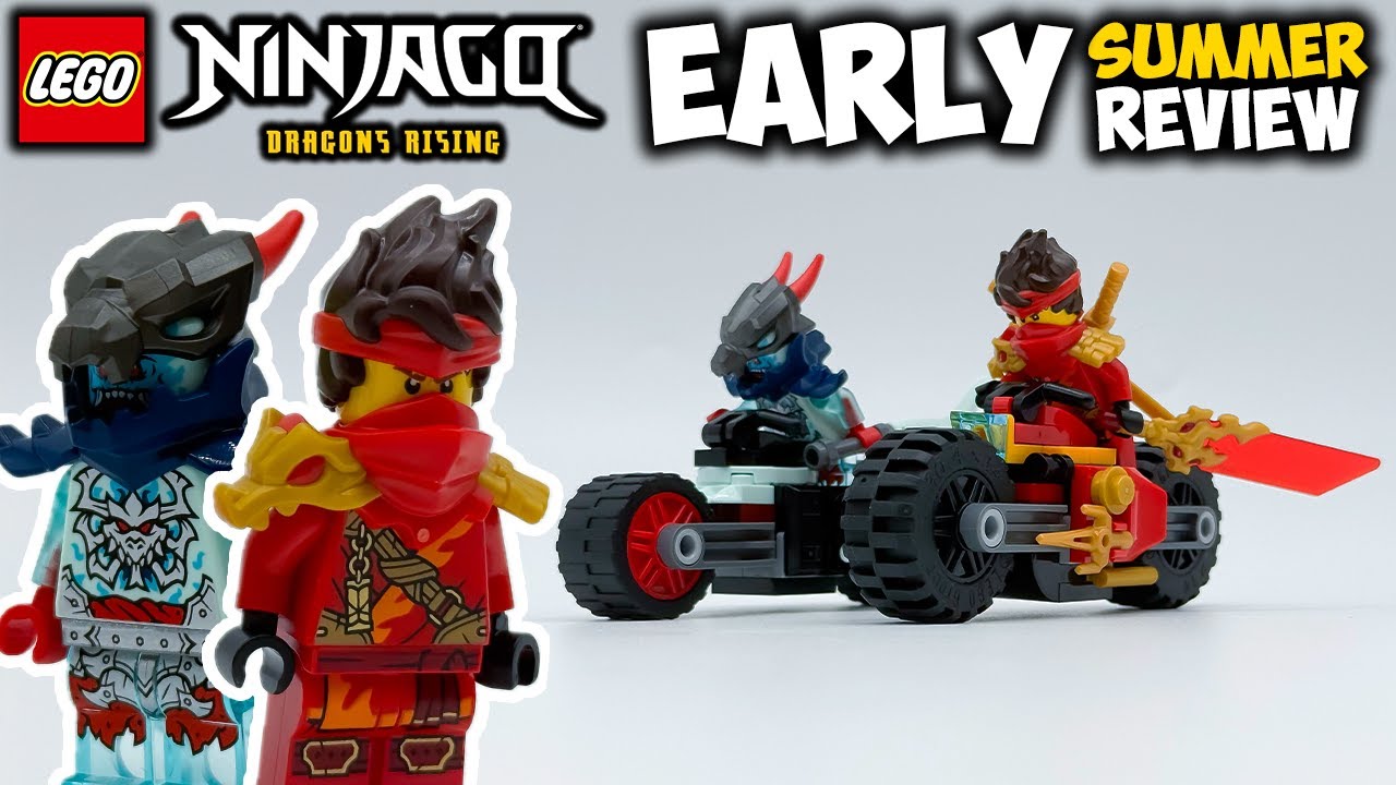Kai's Motorcycle Speed Race EARLY Summer 2025 Review! Ninjago Dragons Rising Set 71838